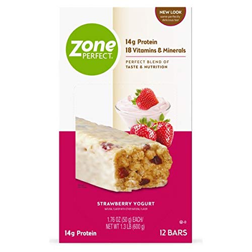 0638102633040 - ZONEPERFECT NUTRITION BARS, STRAWBERRY YOGURT, 1.76-OUNCE, 12 COUNT