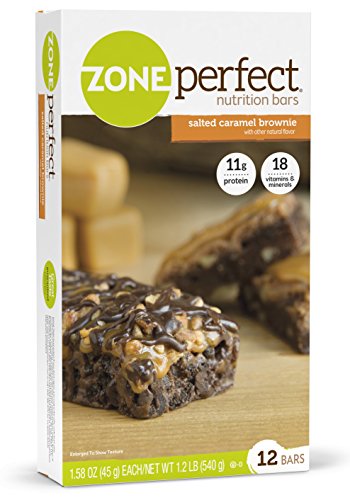 0638102635075 - ZONEPERFECT ALL-NATURAL NUTRITION BARS, 12 PK, SALTED CARAMEL BROWNIE, 1.58 OZ