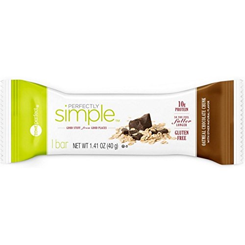 0638102641595 - ZONE PERFECT PERFECTLY SIMPLE NUTRITION BAR, OATMEAL CHOCOLATE CHUNK, 1.41 OZ, 30 COUNT