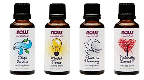 0638170302039 - 4-PACK: NOW FOODS MOOD LIFTING VARIETY ESSENTIAL OIL BLENDS - 1OZ EACH