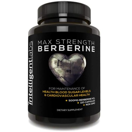 0638170534904 - MAX STRENGTH BERBERINE 1500MG, INTELLIGENT LABS BERBERINE HCL PLUS - PUREST AND MOST EFFECTIVE BERBERINE SUPPLEMENT AVAILABLE, 100% MONEY BACK GUARANTEE, 500MG CAPSULES
