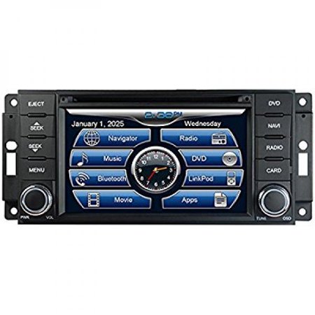 0638170913822 - 2007-2015 JEEP WRANGLER IN-DASH GPS NAVIGATION DVD CD PLAYER BLUETOOTH A2DP AUDIO STREAMING 6.5 INCH TOUCHSCREEN FM AM RADIO USB SD IPOD-READY IPHONE-READY STEREO DECK 07 08 09 10 11 12 13 14 15 JK AV RECEIVER