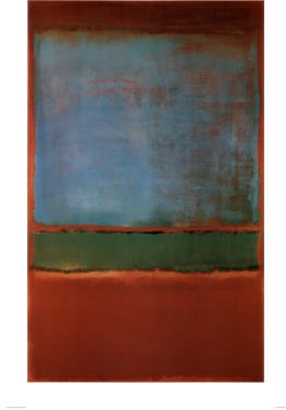 0638211420555 - VIOLET, GREEN AND RED, 1951 POSTER PRINT BY MARK ROTHKO, 24X36 FINE ART POSTER PRINT BY MARK ROTHKO, 24X36
