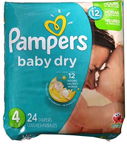 0063824145036 - PAMPERS BABY DRY DIAPERS - SIZE 4 - 24 CT