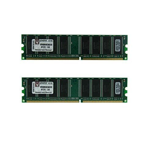 0638266989779 - KINGSTON KVR400X64C3AK2/2G 2GB DDR 2RX8 400MHZ PC3200 NON-ECC LOW DENSITY DESKTOP RAM - PACK OF 2