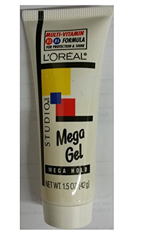 0638353700560 - THE #1 RATED MEN'S GEL L'OREAL PARIS STUDIO LINE MEGA HAIR GEL 1.5 OZ ! STRONG HOLD , MULTI VITAMIN B3 B5 FORMULA . ULTIMATE PROTECTION & SHINE . CUTTING EDGE STYLE ! PERFECT FOR HARD TO CONTROL HAIR . HOLD NEVER GREASY FLAKY , OR HEAVY ! BETTER THAN GAR