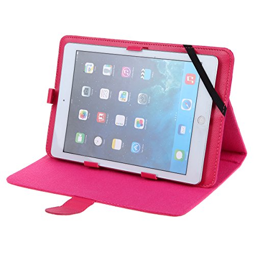 0638414802301 - UNIVERSAL 10 FOLDING PU CASE COVER WITH STAND (10PK) FOR ANSUN 10.1'' (PINK)