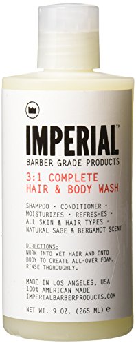0638458875620 - IMPERIAL BARBER PRODUCTS 3 IN 1 COMPLETE HAIR AND BODY WASH 9OZ