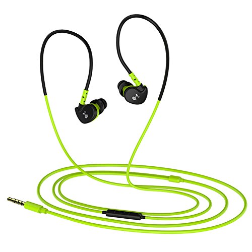6385442949051 - HOLY SERPENT H3 IN EAR WIRED CONTROL SPORT HEADPHONE WITH MICROPHONE FOR IPHONE (GREEN)