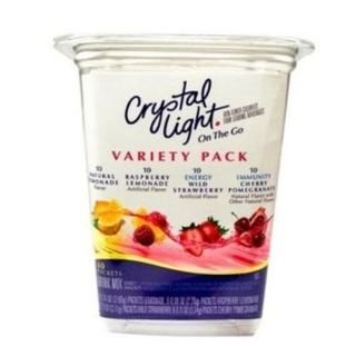 0638563195606 - CRYSTAL LIGHT ON THE GO DRINK MIX, VARIETYPACK , PACK OF 88 COUNT TOTAL