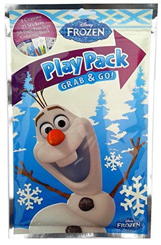 6386322227368 - DISNEY FROZEN OLAF PLAY PACK GRAB & GO - STICKERS, ACTIVITY COLOR BOOK, CRAYONS