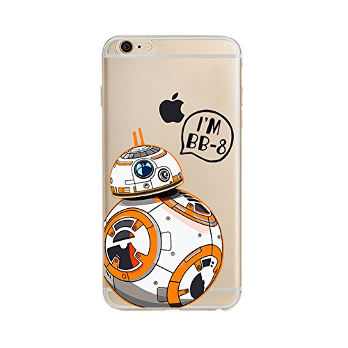 0638827643539 - NEW IPHONE 6 6S CASE (4.7), DARTH VADER, DARTH MAUL, R2D2, STORMTROPPER, BAYMAX MINI SOFT PLASTIC TPU CLEAR CASE COVER FOR IPHONE (STAR WARS STYLE #2, IPHONE6 6S (4.7))