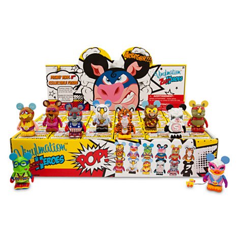 0638876928779 - DISNEY VINYLMATION ZOOPER HEROES SERIES SEALED TRAY SET OF 24 BOXES INCLUDES CHA