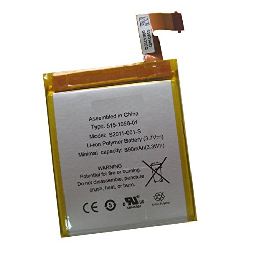 0639044355779 - ZWXJ NEW BATTERY S2011-001-S (3.7V 890MAH 3.3WH) FOR AMAZON KINDLE 4 4TH MC-265360 515-1058-01 08041130011