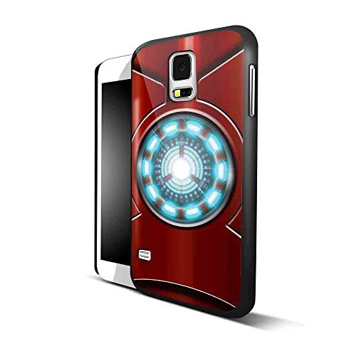 6391946625155 - ARC REACTOR IRON MAN FOR IPHONE AND SAMSUNG GALAXY CASE (SAMSUNG S5 BLACK)
