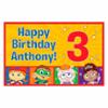 0639211947868 - PERSONALIZED SUPER WHY! HAPPY BIRTHDAY PLACEMAT