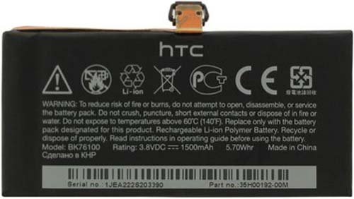 0639266704676 - HTC BK76100 INTERNAL BATTERY FOR HTC ONE V - ORIGINAL OEM - NON-RETAIL PACKAGING - BLACK
