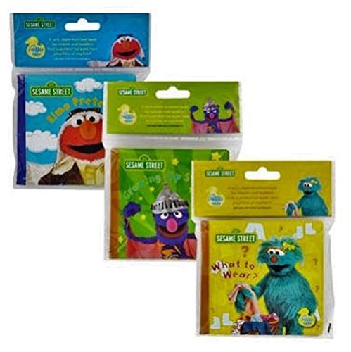 0639277072870 - SESAME STREET BATH TIME BUBBLE BOOKS -THREE PIECE SET- ELMO PRETENDS!, GROWING UP STRONG!, AND WHAT TO WEAR! 2015