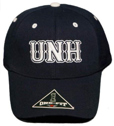 0639277610010 - NEW! UNIVERSITY OF NEW HAMPSHIRE WILDCATS STRETCH-FIT HAT 3D EMBROIDERED CAP