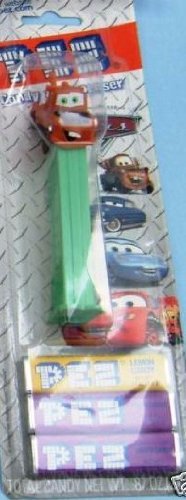 0639277761460 - DISNEY CARS BRAND NEW IN PACKAGE MATER PEZ CANDY DISPENSER AND 3 CANDY REFILLS