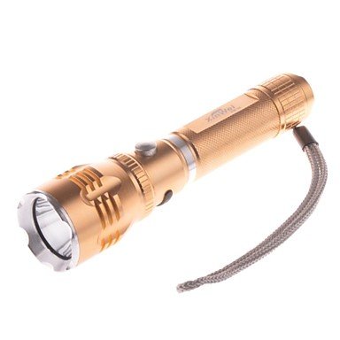 0639411789626 - XIN WEI XW-A6 3-MODE 1X CREE XP-E-Q5 LED FLASHLIGHT WITH STRAP (200LM,1X18650,GLODEN)