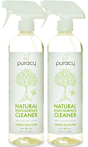 0639667220553 - PURACY 100% NATURAL ALL PURPOSE CLEANER - THE BEST HOUSEHOLD CLEANER - STREAK-FREE MULTI-SURFACE SPRAY - SUPERIOR RESULTS ON GLASS & STAINLESS STEEL - CHILD & PET SAFE - NO HARSH CHEMICALS - 25 OZ - 2-PACK
