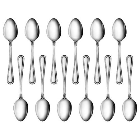 0639713058529 - NEW STAR FOODSERVICE 58529 STAINLESS STEEL BEAD PATTERN DINNER SPOON, 7.4-INCH,