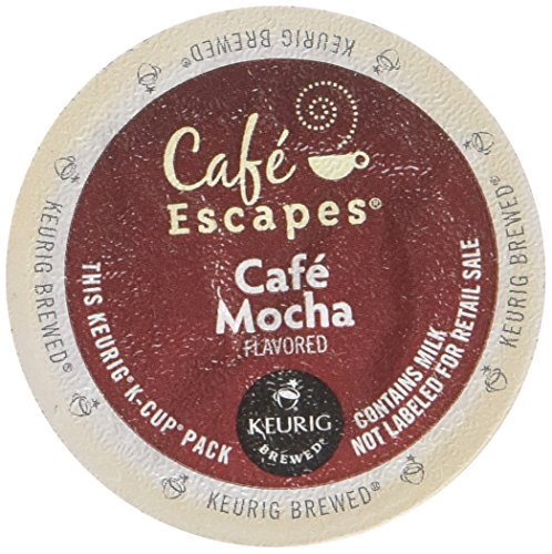 0639713543018 - CAFÉ ESCAPES CAFÉ MOCHA, K-CUPS FOR KEURIG BREWERS (PACK OF 48)