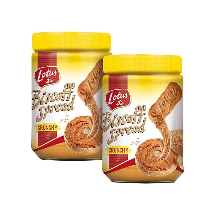 0639713543155 - LOTUS BISCOFF SPREAD, CRUNCHY, 14.1 OUNCE (PACK OF 2)