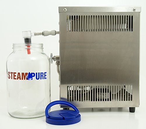 0639725828998 - STEAM PURE STAINLESS STEEL COUNTER TOP WATER DISTILLER BY PURE & SECURE
