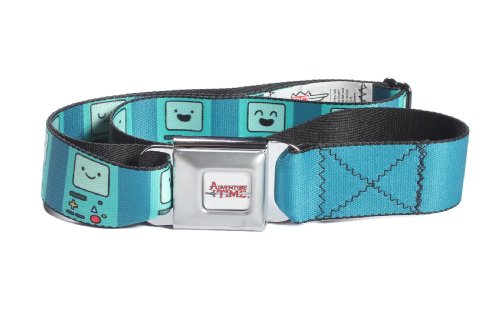 0639738505022 - ADVENTURE TIME SEATBELT BELT - BEEMO FACIAL EXPRESSIONS REPEATING