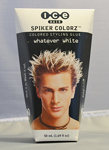 0639738623856 - JOICO ICE HAIR - SPIKER COLORZ - COLORED STYLING GLUE - WHATEVER WHITE 1.7OZ (2 PACK)