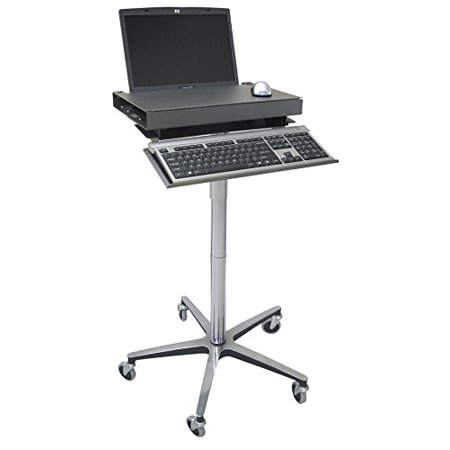 0639767000161 - OMNIMED SECURITY LAPTOP STAND WITH DUAL LOCKS AND ADJUSTABLE WORK SURFACE HEIGHT