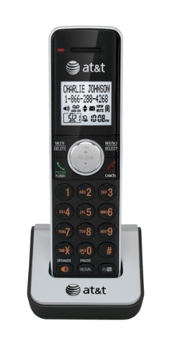 0640026110712 - AT&T CL80111 DECT 6.0 CORDLESS ACCESSORY HANDSET PHONE, BLACK/SILVER, 1 ACCESSOR