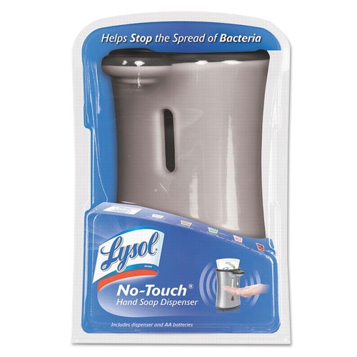 0640206427135 - LYSOL NO-TOUCH AUTOMATIC HAND SOAP DISPENSER, STAINLESS, 1 COUNT
