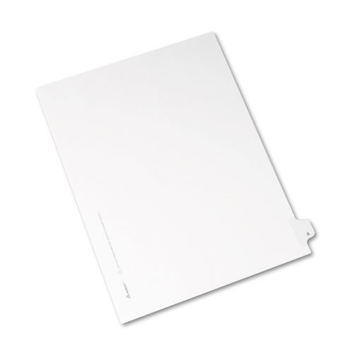 0640206498883 - AVERY CONSUMER PRODUCTS PRODUCTS - ALPHABETICAL DIVIDER, AMP;QUOT;BAMP;QUOT;, SIDE TAB, 8-1/2AMP;QUOT;X11AMP;QUOT;, 25PK, WHITE - SOLD AS 1 PK - DIVIDERS ARE IDEAL FOR INDEX BRIEFS, LEGAL EXHIBITS, MORTGAGE DOCUMENTATION FILES AND MORE. WHITE PAPER STOCK