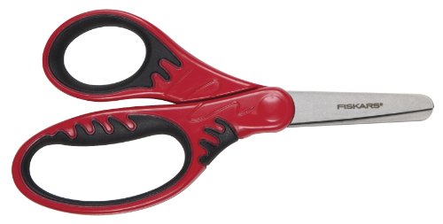 Fiskars 5 Kids' Softgrip Left-Handed Pointed-Tip Scissors (Color Received  May Vary) 