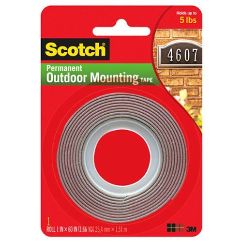 0640206523219 - 1 X MMM4011 - SCOTCH EXTERIOR WEATHER-RESISTANT DOUBLE-SIDED TAPE