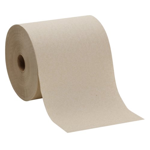 0640206546348 - GEORGIA-PACIFIC ENVISION 26301 BROWN HARDWOUND ROLL PAPER TOWEL, 800' LENGTH X 7.875 WIDTH (CASE OF 6 ROLLS)