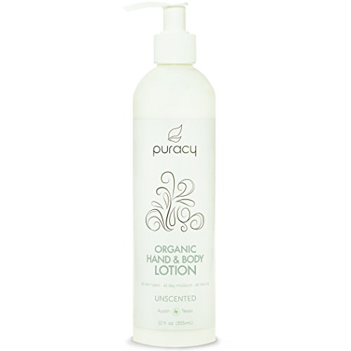 0640265981258 - PURACY ORGANIC HAND & BODY LOTION, THE BEST NATURAL MOISTURIZER, UNSCENTED, ALL SKIN TYPES, ALL DAY MOISTURE, ALL NATURAL, 12 OUNCE BOTTLE