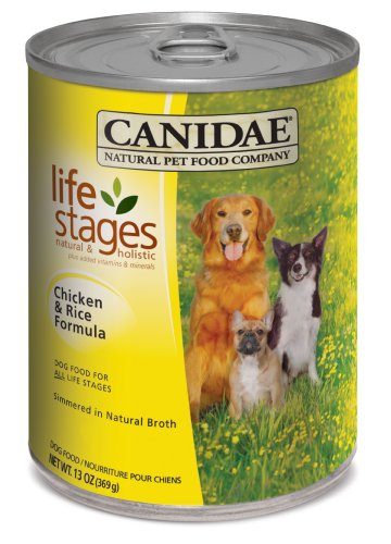 0640461011131 - CANIDAE LIFE STAGES DOG FOOD CHICKEN & RICE -- 13 OZ
