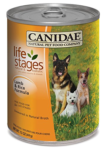 0640461012138 - CANIDAE LIFE STAGES LAMB & RICE CAN FORMULA FOR DOGS, 13-OUNCE , PACK OF 12