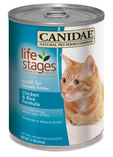 0640461031245 - CANIDAE CHICKEN AND RICE CAN CAT FOOD 12 PACK