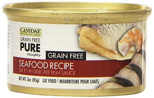 0640461032204 - CANIDAE GRAIN FREE PURE SEAFOOD RECIPE CANNED CAT FOOD, 3-OUNCE, 12-PACK