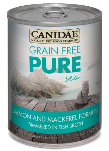 0640461033133 - CANIDAE GRAIN FREE PURE SEA WITH SALMON CAN FORMULA FOR CATS, 13-OUNCE, 12-PACK