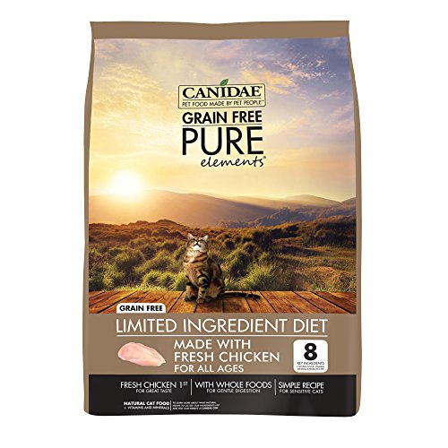 0640461035113 - CANIDAE GRAIN FREE PURE ELEMENTS ADULT CAT FORMULA FOOD MADE WITH FRESH CHICKEN, 5 LB
