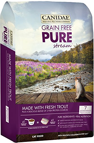 0640461037032 - CANIDAE GRAIN FREE PURE STREAM TROUT CAT FOOD, 4 LBS. ()