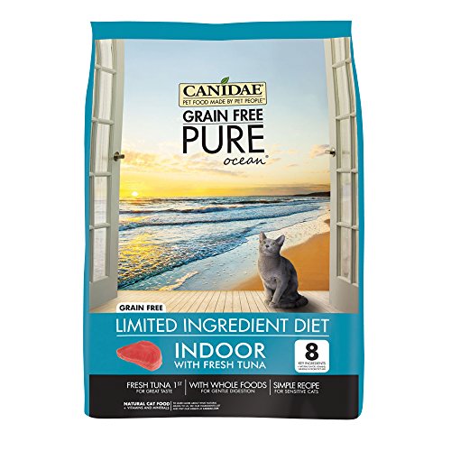 0640461037377 - CANIDAE GRAIN FREE PURE OCEAN INDOOR CAT DRY FORMULA WITH REAL TUNA