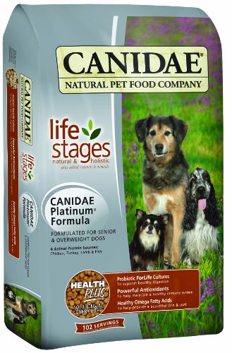 0640461040353 - CANIDAE PLATINUM FORMULA FOR SENIOR AND OVERWEIGHT DOGS