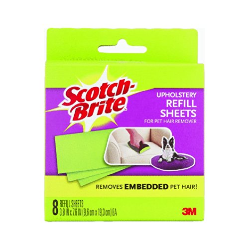 0640522139088 - 6 PACK OF 3M SCOTCH FUR FIGHTER 849RF-8 HAIR REMOVER REFILL, 8-SHEET (48-SHEET IN TOTAL)